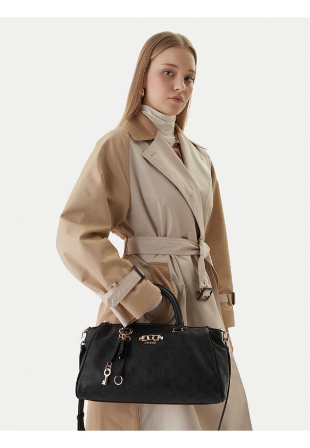 Guess Torebka HWPD99 16070 Czarny. Kolor: czarny. Materiał: skórzane