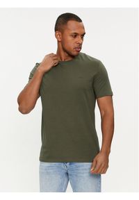 s.Oliver T-Shirt 2057430 Zielony Regular Fit. Kolor: zielony. Materiał: bawełna