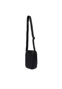 Calvin Klein Saszetka Emblem Aop Emboss Slim Reporter LV04D3228G Czarny. Kolor: czarny. Materiał: skóra #5