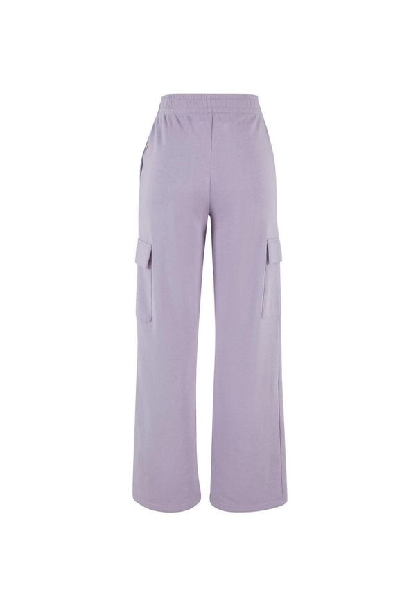 Urban Classics - Lekkie Spodnie Dresowe Dla Kobiet. Kolor: wielokolorowy, różowy, fioletowy. Materiał: dresówka