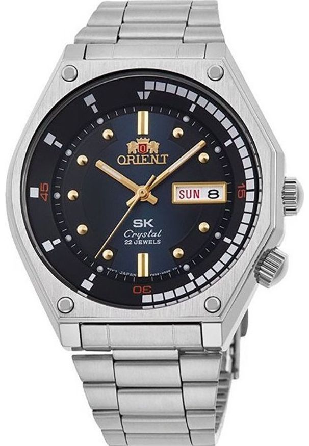 orient - Zegarek Orient Zegarek męski Orient RA-AA0B03L19B srebrny. Kolor: srebrny