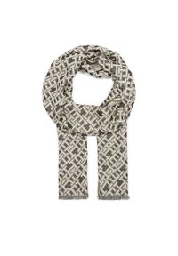 TOMMY HILFIGER - Tommy Hilfiger Szal Th Contemporary Mono Cb Scarf AW0AW15794 Czarny. Kolor: czarny. Materiał: materiał