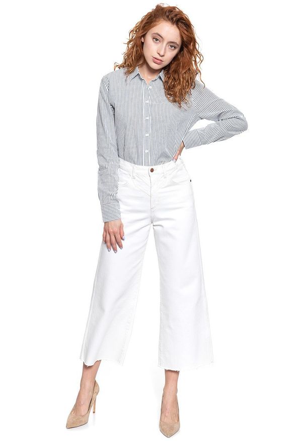 Wrangler - SPODNIE WRANGLER DAMSKIE WESTERN CULOTTE VINTAGE WHITE W260WMX1Y 112128018. Styl: vintage