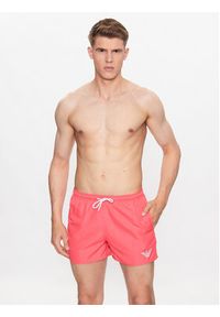 Emporio Armani Underwear Szorty kąpielowe 211752 3R438 00776 Czerwony Regular Fit. Kolor: czerwony. Materiał: syntetyk #2