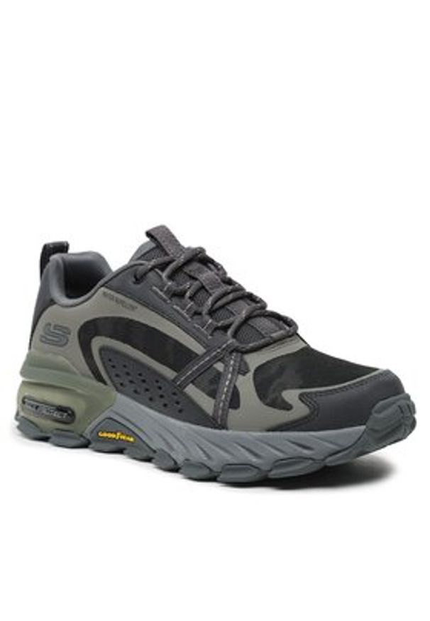 skechers - Skechers Trekkingi Max Protect-Task Force 237308 Zielony. Kolor: zielony. Materiał: skóra. Sport: turystyka piesza