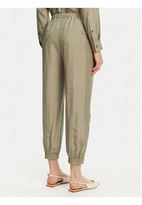 Marella Spodnie materiałowe Abetaia 2513131095 Zielony Relaxed Fit. Kolor: zielony. Materiał: jedwab #4
