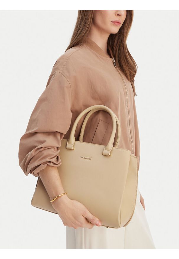 Gino Rossi - GINO ROSSI Torebka C-KY260 Beżowy. Kolor: beżowy