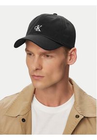 Calvin Klein Jeans Czapka z daszkiem Monogram Baseball Cap IU0IU00150 Czarny. Kolor: czarny. Materiał: materiał #6