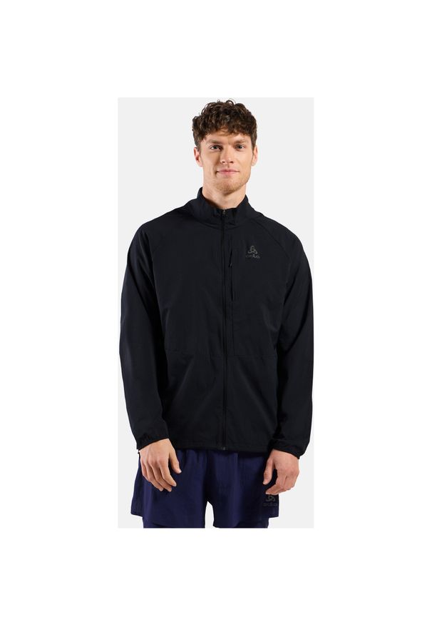 Kurtka męska Odlo ZEROWEIGHT Jacket. Kolor: czarny. Sport: bieganie