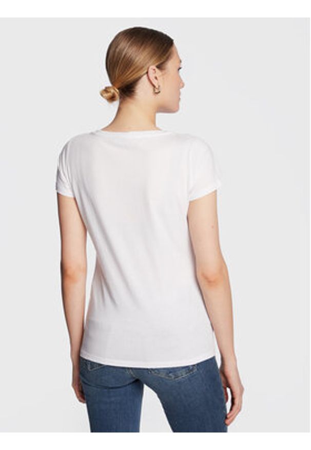 Liu Jo T-Shirt WA3288 J5923 Biały Regular Fit. Kolor: biały. Materiał: bawełna