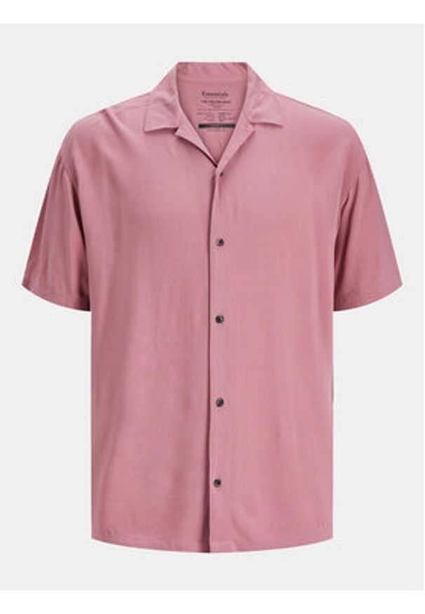 Jack & Jones - Jack&Jones Koszula Jeff 12248386 Różowy Relaxed Fit. Kolor: różowy. Materiał: wiskoza