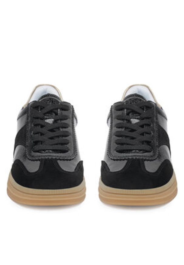 Remonte Sneakersy D2C01-03 Czarny. Kolor: czarny. Materiał: zamsz, skóra