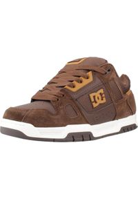 DC Shoes - Buty DC STAG Brązowy. Kolor: brązowy. Materiał: tkanina, skóra