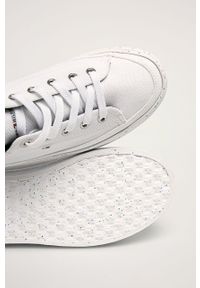 TOMMY HILFIGER - Tommy Hilfiger - Buty. Nosek buta: okrągły. Zapięcie: sznurówki. Kolor: biały. Materiał: syntetyk, materiał, guma. Szerokość cholewki: normalna. Obcas: na obcasie. Wysokość obcasa: średni #4