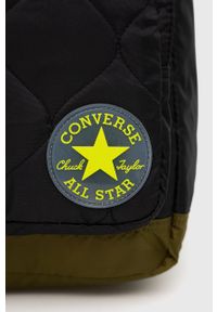 Converse Plecak kolor czarny duży gładki. Kolor: czarny. Wzór: gładki #2
