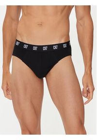 Cristiano Ronaldo CR7 Komplet slipów Main Basic Brief 3-Pack 8100-66-900 Czarny. Kolor: czarny. Materiał: bawełna #5