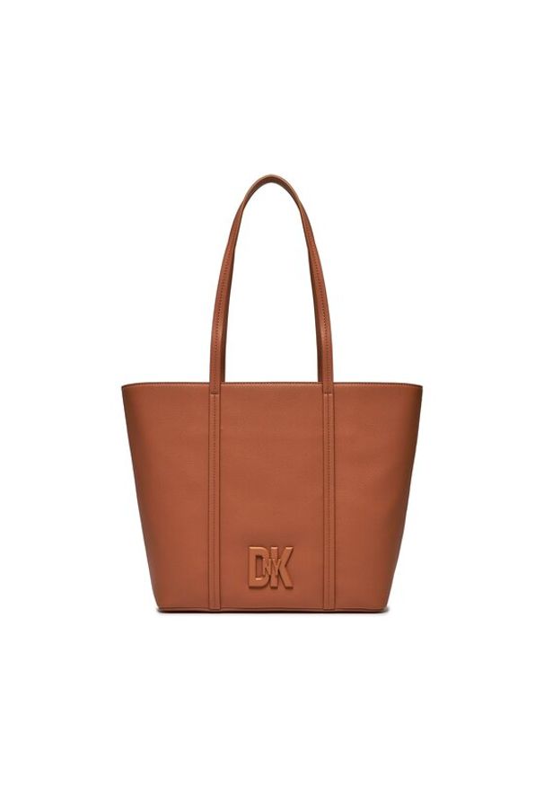 DKNY Torebka Seventh Avenue Md Ew R33AKY28 Brązowy. Kolor: brązowy. Materiał: skórzane