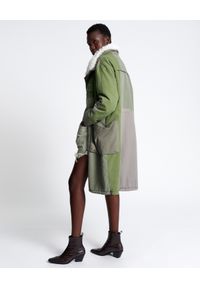 ONETEASPOON - Zielony płaszcz Utility Patchwork. Kolor: zielony. Materiał: bawełna #7