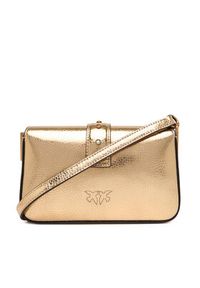 Pinko - PINKO Torebka Love One Slouchy Baby AI 25-26 PCPL 105353 A2WD Złoty. Kolor: złoty. Materiał: skórzane #5