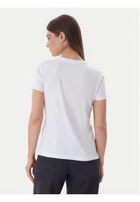 DKNY T-Shirt DJ6T1701 Biały Regular Fit. Kolor: biały. Materiał: bawełna #5