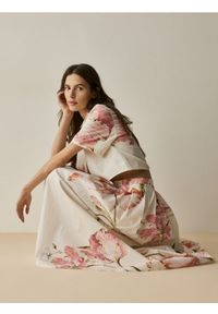 Reserved - Koszula w kwiaty - wielobarwny. Materiał: bawełna. Wzór: kwiaty #1