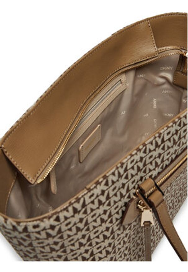 DKNY Torebka Bryant R43AFE20 Brązowy. Kolor: brązowy. Materiał: skórzane