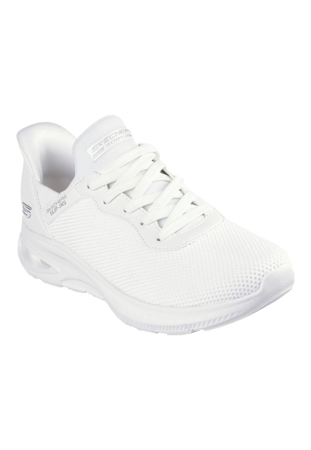 skechers - Buty damskie SKECHERS Bobs Sport Unity Pinch Of Luck. Kolor: biały. Styl: sportowy