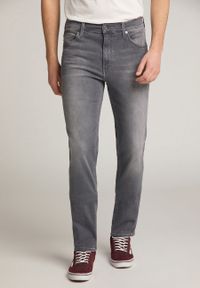 Mustang - MUSTANG MĘSKIE SPODNIE JEANSOWE TRAMPER TAPERED DENIM GREY 1011344 4500 883