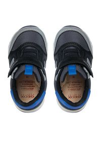 Geox Sneakersy B Rishon Boy B360RA 054FU C0043 Czarny. Kolor: czarny. Materiał: skóra #2