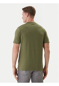 Karl Lagerfeld - KARL LAGERFELD T-Shirt 755034 562235 Zielony Regular Fit. Typ kołnierza: dekolt w karo. Kolor: zielony. Materiał: bawełna #5