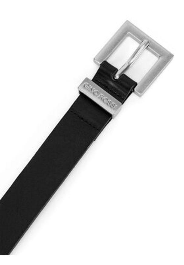 Gino Rossi Pasek Damski BLYL24004-3 SVL Czarny. Kolor: czarny. Materiał: skóra