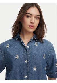 TOMMY HILFIGER - Tommy Hilfiger Koszula jeansowa WW0WW50624 Niebieski Relaxed Fit. Kolor: niebieski. Materiał: bawełna #3