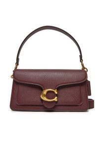 Coach Torebka CH857 Bordowy. Kolor: czerwony. Materiał: skórzane