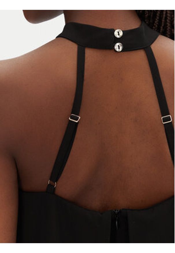 Rinascimento Kombinezon CFC0124143003 Czarny Regular Fit. Kolor: czarny. Materiał: syntetyk