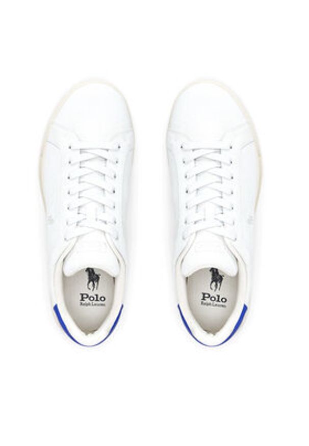 Polo Ralph Lauren Sneakersy Heritage Court 809955691001 Biały. Kolor: biały. Materiał: skóra