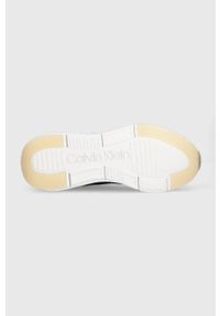 Calvin Klein sneakersy FLEXI RUNNER LACE UP - EPI MONO kolor czarny HW0HW01662. Nosek buta: okrągły. Zapięcie: sznurówki. Kolor: czarny. Materiał: guma #5