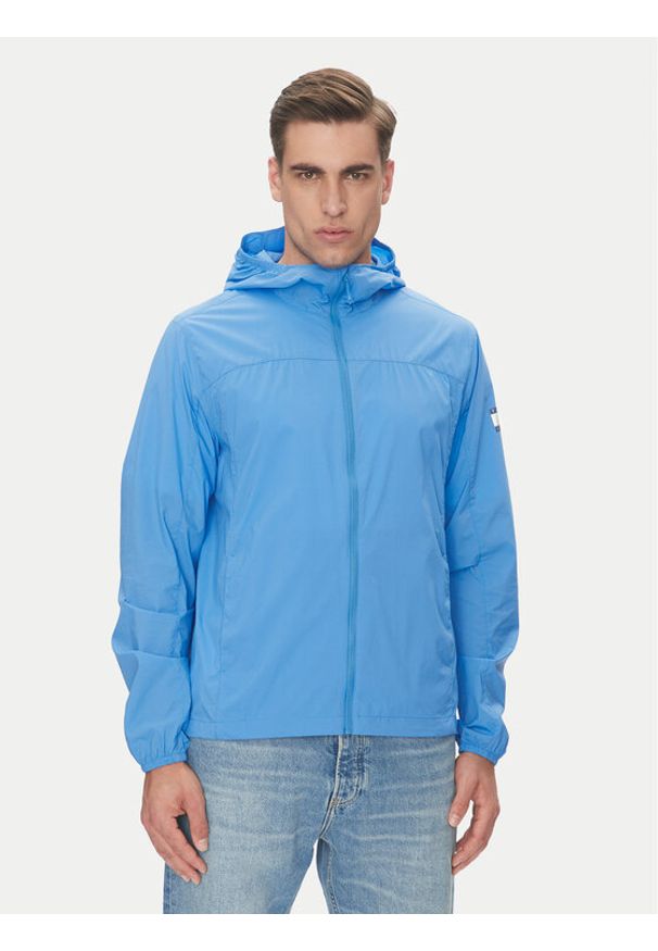Tommy Jeans Kurtka przejściowa DM0DM21669 Niebieski Regular Fit. Kolor: niebieski. Materiał: syntetyk