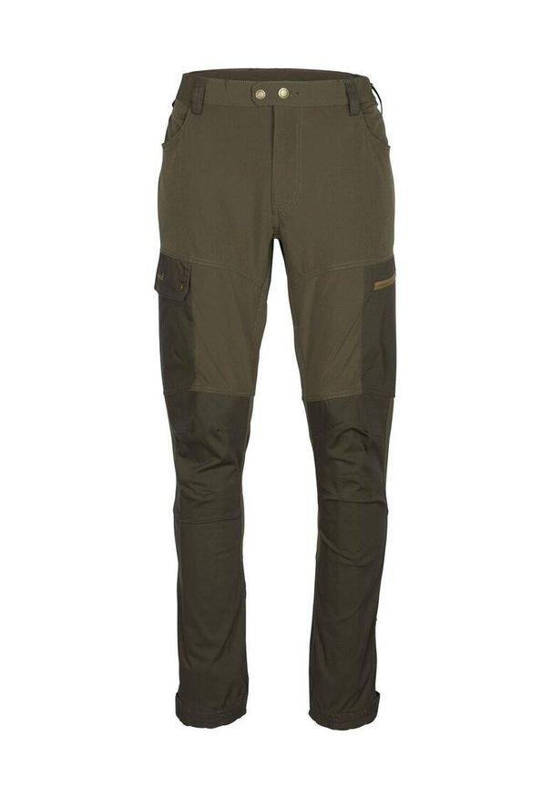 PINEWOOD - Spodnie trekkingowe męskie Pinewood Finnveden Trail Hybrid. Kolor: zielony. Sport: outdoor