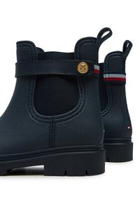 TOMMY HILFIGER - Tommy Hilfiger Kalosze Th Stud Rubberised Rainboot FW0FW08168 Granatowy. Kolor: niebieski #5