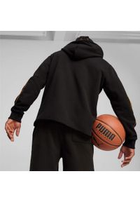Bluza z kapturem Puma Caution Hoodie, Mężczyźni. Typ kołnierza: kaptur. Kolor: czarny. Materiał: bawełna, materiał