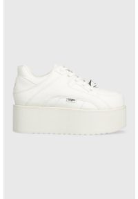 Buffalo sneakersy 1330-6 kolor biały 1633035. Zapięcie: sznurówki. Kolor: biały. Obcas: na platformie #1