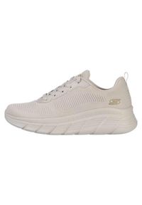skechers - Buty do chodzenia damskie Skechers 117385OFWT. Kolor: biały. Materiał: guma, tkanina. Sport: turystyka piesza