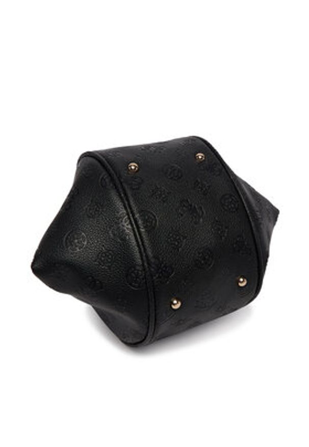 Guess Torebka Anise Mini HWPD99 16770 Czarny. Kolor: czarny. Materiał: skórzane