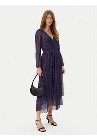 Pepe Jeans Sukienka codzienna Althea PL953637 Fioletowy Regular Fit. Okazja: na co dzień. Kolor: fioletowy. Materiał: syntetyk. Typ sukienki: proste. Styl: casual #5