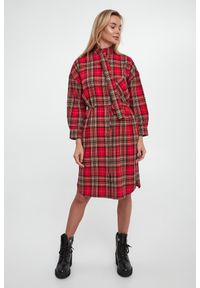 JOOP! Jeans - Sukienka koszulowa w kratkę Danny JOOP! JEANS. Wzór: kratka. Typ sukienki: koszulowe #6