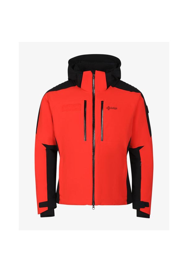 Kurtka narciarska unisex Kilpi DEXEN-U premium. Kolor: czerwony. Materiał: nylon. Sport: narciarstwo
