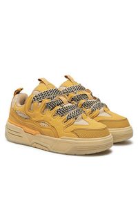 Bronx Sneakersy 66545-BM 3789 Żółty. Kolor: żółty. Materiał: materiał #4