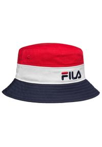 Męska czapka Fila Blocked Bucket Hat. Kolor: czerwony. Materiał: bawełna #1