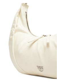 Pinko - PINKO Torebka Slouchy Hobo Big PE 25 PLTT 104295 A26J Écru. Kolor: kremowy. Materiał: skórzane #3
