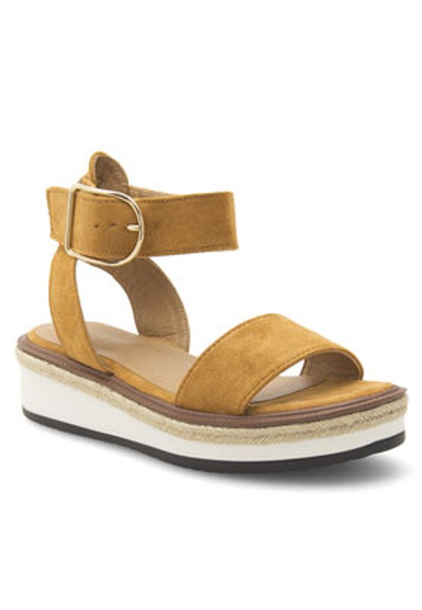 DeeZee Sandały WS091-01 Brązowy. Kolor: brązowy. Materiał: materiał